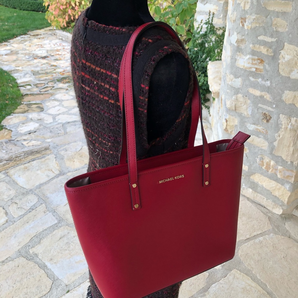NWT Michael Kors MD TZ top zip tote handbag&wallet - Picture 6 of 8